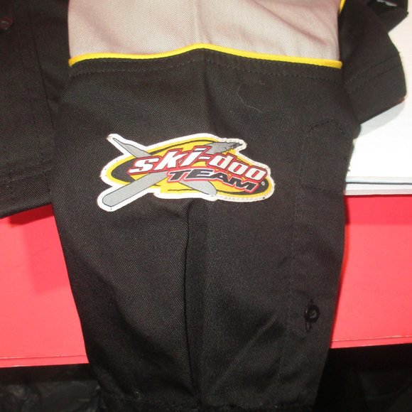 Men's BRP SKI-Doo X-Team Button Down Long Sleeve Machanic Style Shirt Size S NEW - Picture 7 of 12